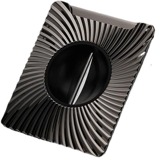 ZUC Stainless Steel Cigar Cutter, Professional Double Blade Guillotine Tool, Precision Handheld Clipper, Portable Pocket Accessory, Multi-Color Finish(Gold)