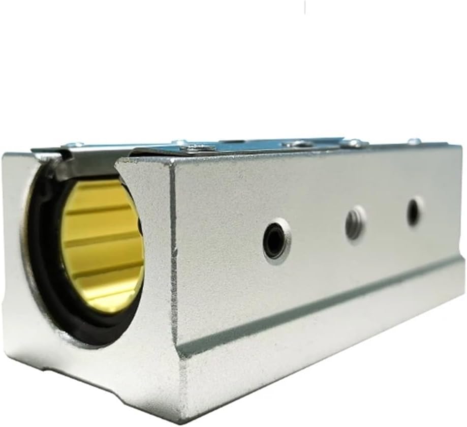 Opening and Box Type Linear Fiber self-lubricating Bearing Aluminum Slider SBR10L-50L(Gold,J-SBR30L)