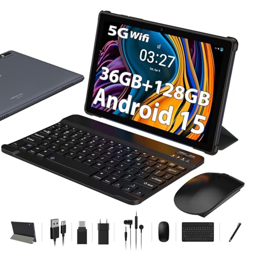 MAXLEGEN Tablet 11 Pulgadas, Android 16, 36GB RAM+512GB ROM/1TF, Octa-Core 90Hz, 13MP Camera, 5G+2.4G WiFi/GPS/BT 5.0, Tablet con Teclado/Ratón/Funda
