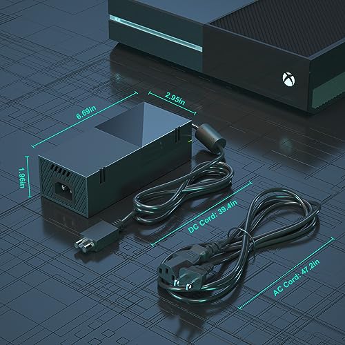 Ponkor WG065C-2000200 Power Supply For Xbox One, Ac Cord Replacement Power Brick Adapter 100-240V Compatible thumb #5