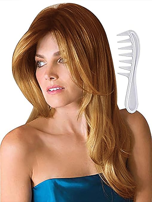 Noriko Angelica Synthetic Wig with Wig Lift Comb - Copper Glaze-R