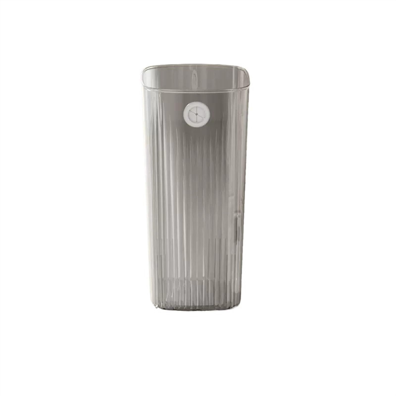 Cestino Pattumiera Domestica Bagno Soggiorno Pattumiera Camera da Letto Cucina Barile di Carta igienica a Fessura Stretta Papeleras para Cocina(Gray)