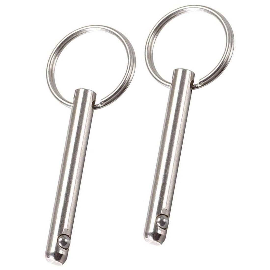 TA-VIGOR 2Pcs Quick Release Pins, 6mm Dia 45mm Length Bimini Top Pin Marine Hardware Carbon Steel for Boat Accessories Marine Hardware