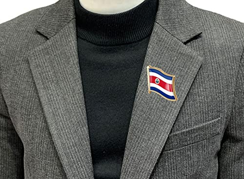 Image of vmcoatdu Country Flag Pin Badge International Travel Brooch Metal Alloy Souvenir Pin for Hat Clothes Backpack