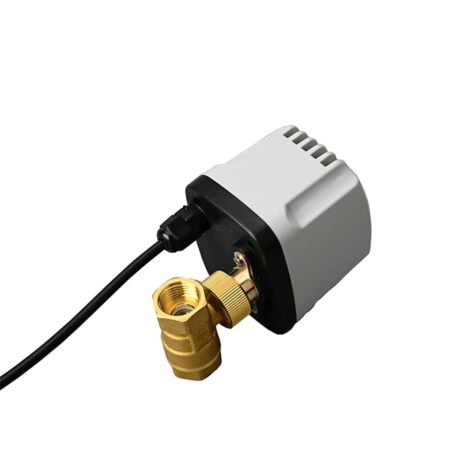 DMBGRXJF 1/2inch IP65 Motorized Ball Valve 220V 12V 24V 3-Wire 2 Control Brass Electric Ball Valve Big Torque Metal Motor 1Pcs(Color:12VDC)