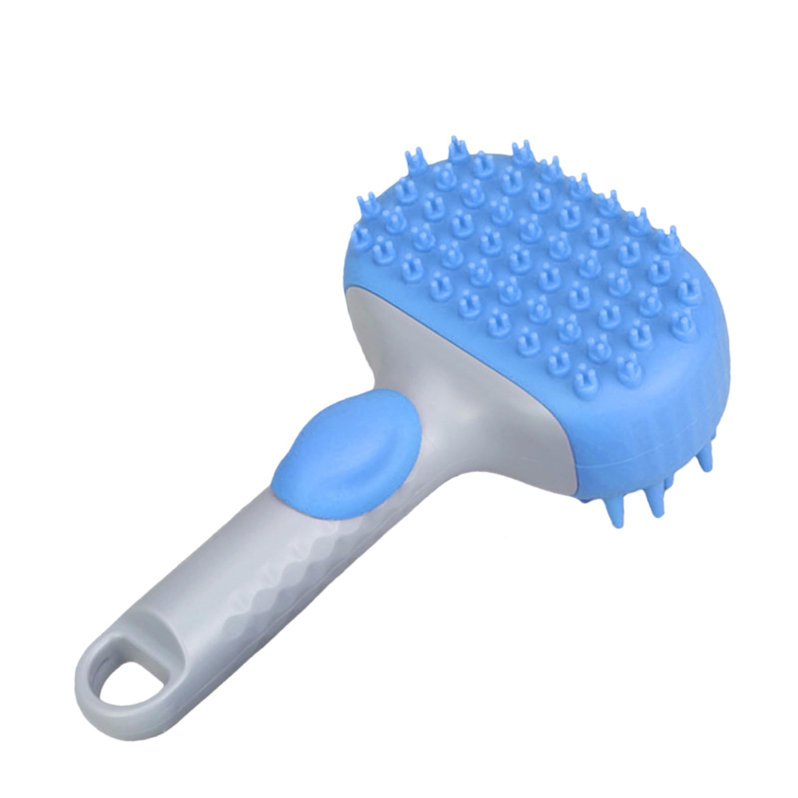 YUXITA Pet Baths Brush Massage Comb Soft Silicones Bristles Efficient Grooming Tool For Dog Cats