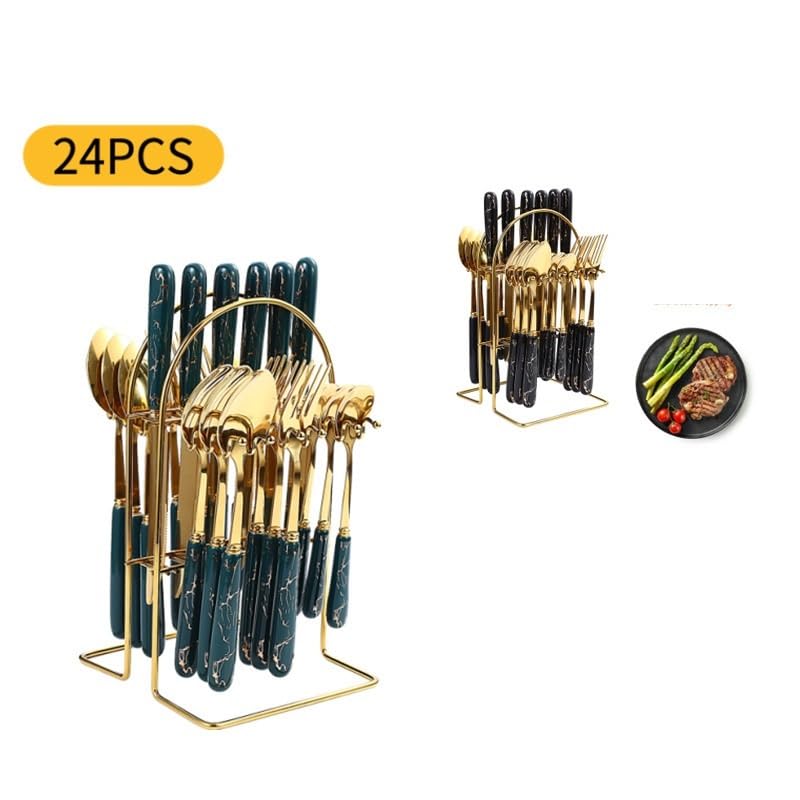 Set Cuchillos Cocina 24 Piezas Acero Inox miniatura 3