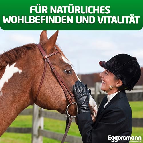 Eggersmann Mein Pferdefutter EMH Heu Cubes 20 kg - Raufutter aus sonnengetrocknetem Heu ideal als kompletter Heuersatz für Pferde & Ponys - Pferdefutter ideal bei Zahnproblemen - Deutsche Herstellung