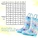 Disney Frozen 2 Girls Anna, Elsa and Olaf Pink PVC Waterproof Licensed Rain Boots Easy-On Handles - Size 12 Little Kid