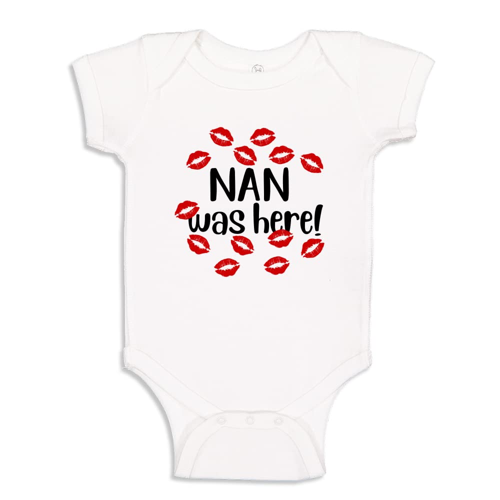 The Shirt DenNan was Here Baby Bodysuit One Piece Or Toddler T-Shirt Cute Nan Grandma Gift