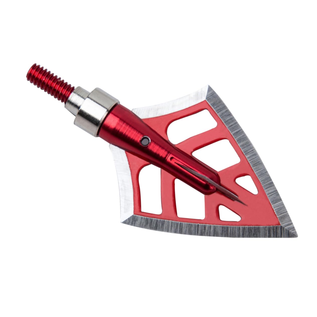 FOYTOKI Precision Broadheads 4pcs Screw Thread Style for/Fiberglass/Carbon Arrow Tip