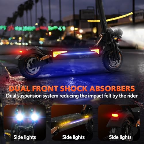 Image of Off Road Electric Scooter for Adults, 1200W-2000W Motor, 31-40+ Mile Range, 10.5-11 inch All-Terrain Tires & Dual Suspension