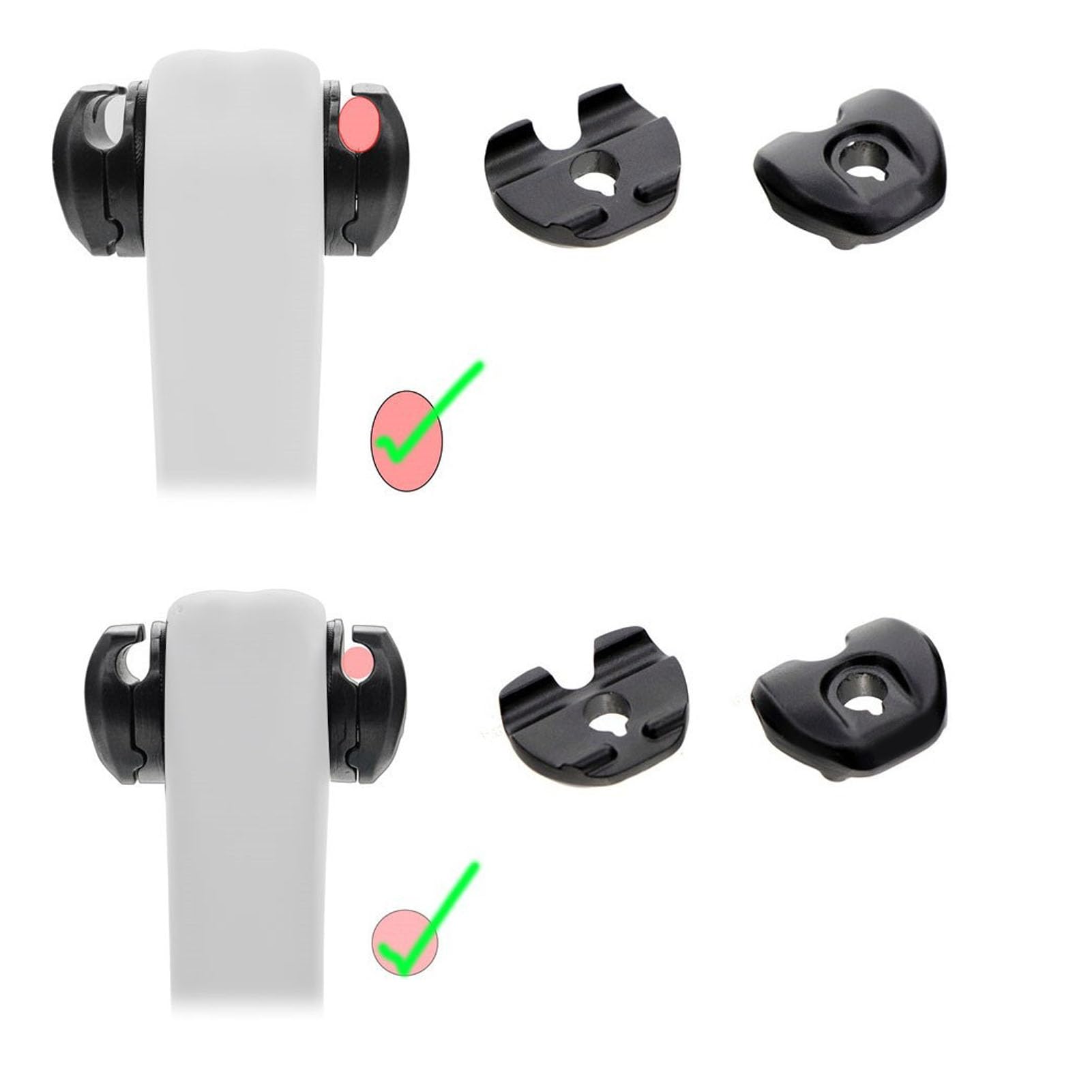 Morsetto per Reggisella per Bicicletta Morsetto per Tubo Sella per Bici in Acciaio Inossidabile 7 X 7 Mm per Binari della Sella in Acciaio Al Carbonio