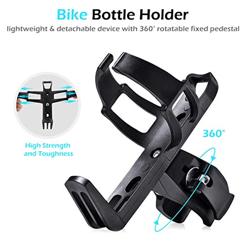 Migimi Flaschenhalter Fahrrad, 2 Pack Fahrrad Getränkehalter 360 Grad Rotation Wasser Becherhalter für Fahrräder… – Bild 3