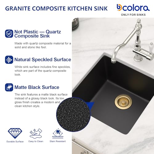 Évier de préparation compact en quartz pour optimiser les petits espaces