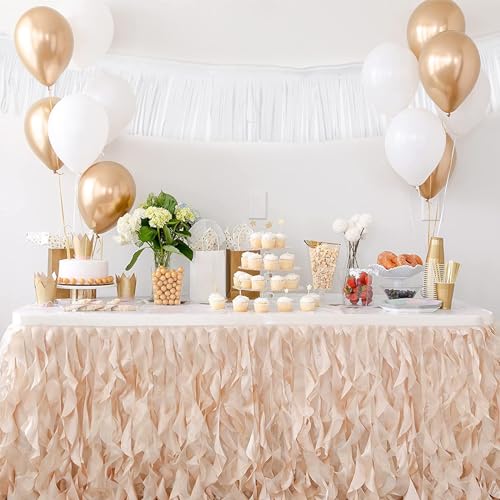 Image of 5 Pack 10 Feet White Fringe Garland Foil Fringe Garland Metallic Tinsel Streamers Fringe Backdrop Banner for Parade Floats Birthday Party Decorations Halloween Christmas Decoration (White)