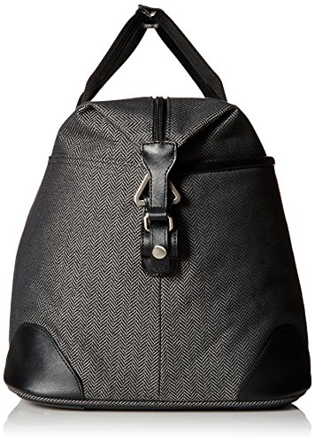 Hartmann Luxe Softside Weekend Duffel, Black Herringbone, One Size
