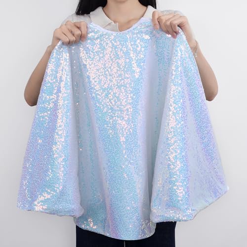 Blue-and-White-Christmas-Tree-Skirt-Sparkly-Sequin-Tree-Skirt-48-Inches-Xmas-Candy-Tree-Skirt-for-6-Ft-Tree-Decorations-Iridescent-Blue-Wonderland-Christmas-Decorations-Ornaments Blue and White Christmas Tree Skirt Sparkly Sequin Tree Skirt 48 Inches Xmas Candy Tree Skirt for 6 Ft Tree Decorations Iridescent Blue Wonderland Christmas Decorations Ornaments