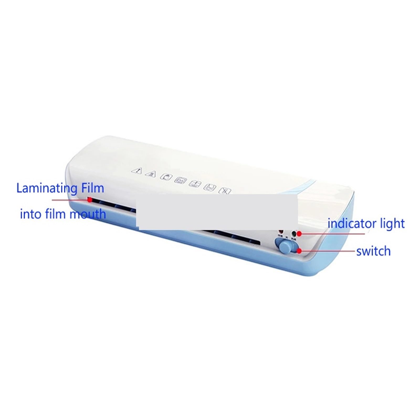 Plastificatrice A4, Macchina laminatrice elettrica a Caldo e a Freddo for Rotoli di Foto A4 Liscia antischiuma for Ufficio/casa, Riscaldamento rapido in 3-5 Minuti per casa e Ufficio Scuola