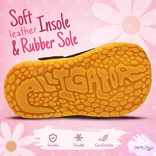 Little Mae's Boutique Mary Jane Squeaky Shoes for Toddler Girls, Ideal Walking Shoes with Removable Squeaker and Adjustable Strap - Soft Sole Shoes for Little Girls2