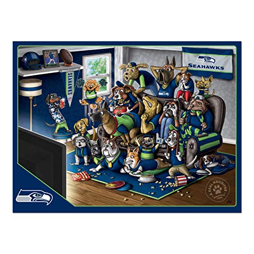 Image of YouTheFan NFL Purebred Fans 500pc Puzzle - A Real Nailbiter