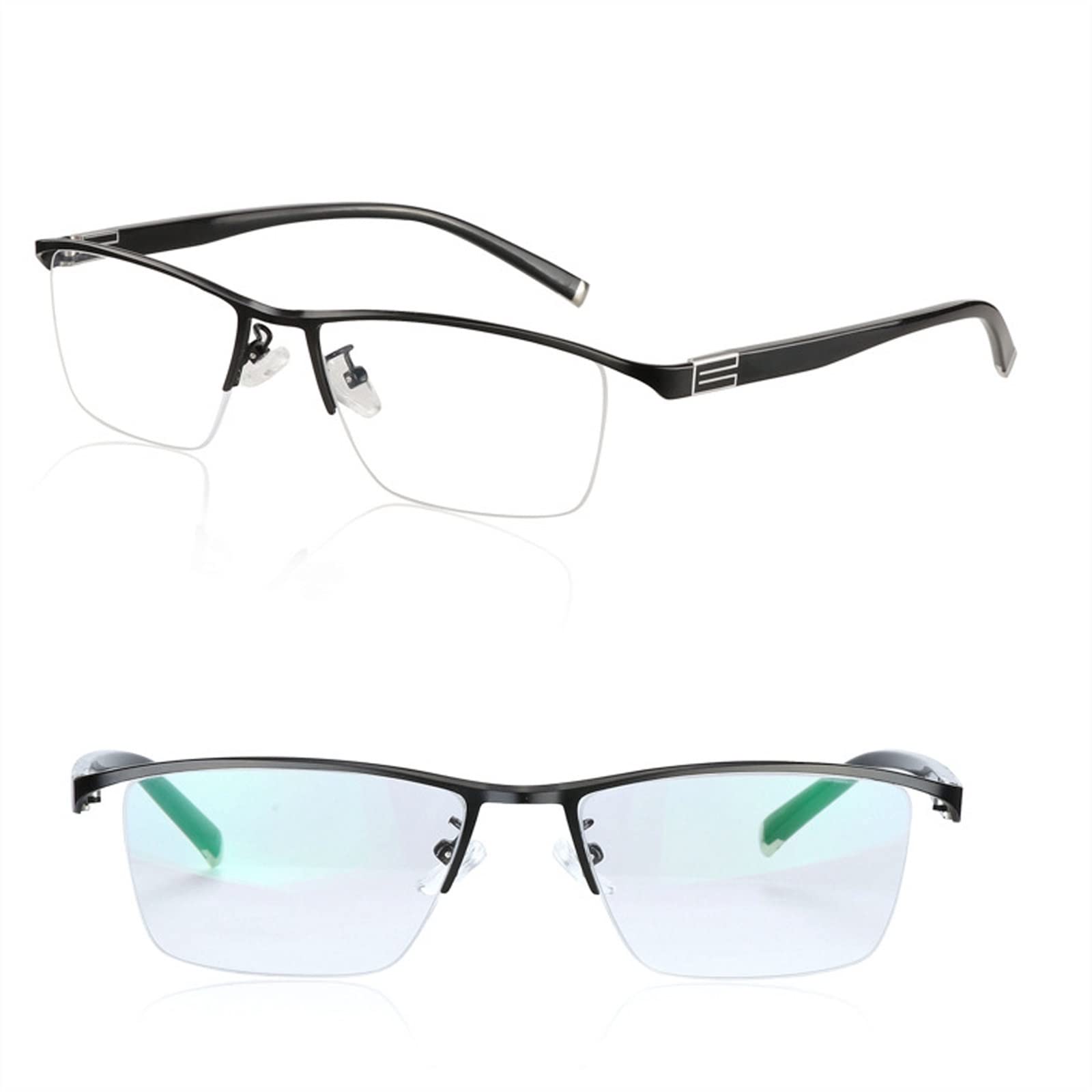 EDGUN Gafas de Lectura fotocromáticas progresivas de transición multienfoque, Gafas de Sol para lectores UV400, Gafas de Sol para Hombres y Mujeres (Color : Black 1, Size : +175)