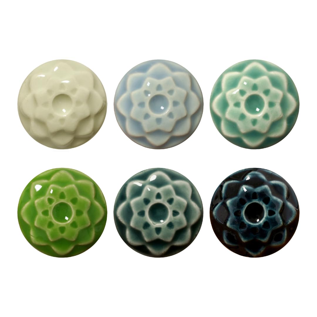 AMACO Celadon High Fire Gloss Glazes 6-Pint Class Pack 1, 6 Assorted Colors