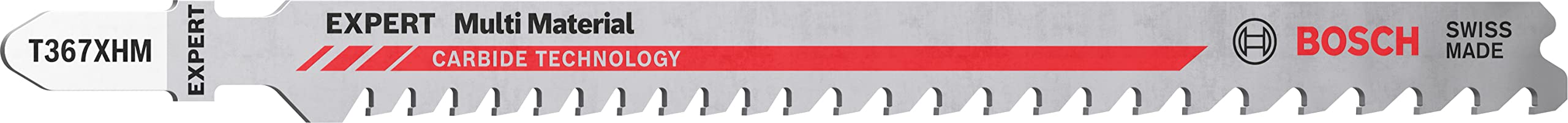 Bosch 3x EXPERT ‘Multi Material‘ T 367 XHM Stichsägeblatt (für Zäher Stahl, Aluminium, Holz mit Metall, Bauholz, Kunststoff, Länge 132 mm, Professional Zubehör Stichsäge)