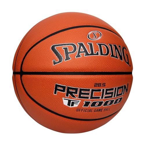 Ballon de basketball Spalding Precision intérieur avec adhérence composite maximale - 4