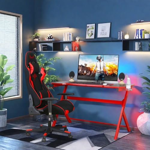 Luxury Gaming Desk with LED Lights