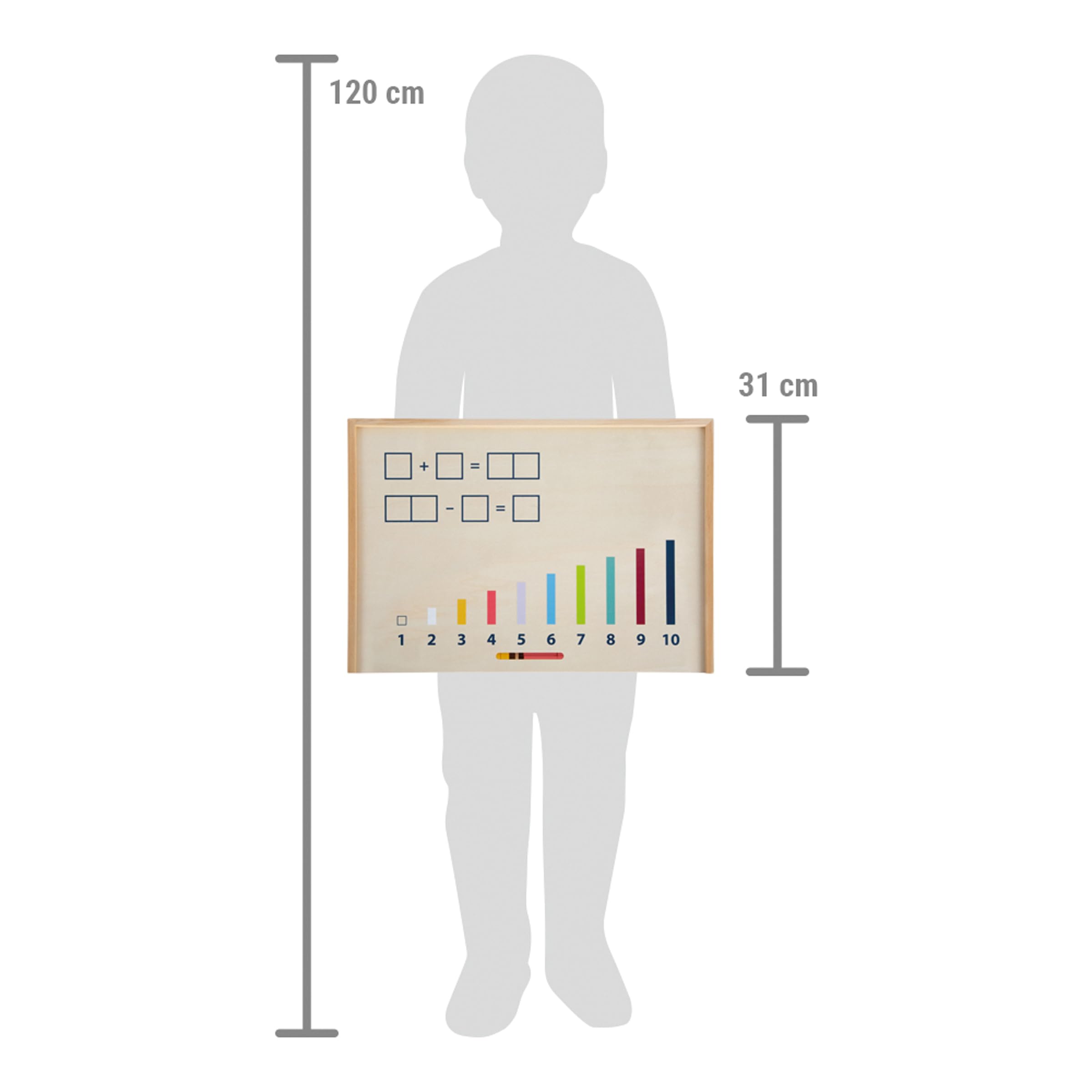 Small Foot Scatola didattica con regoli numeri educate in legno gioco matematico 12559
