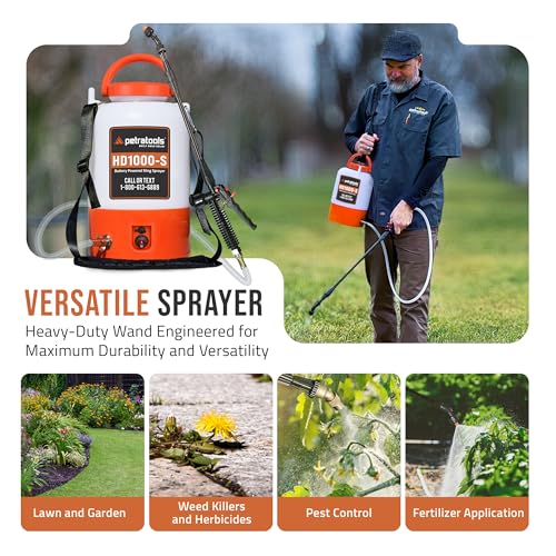 Image of PetraTools Battery Powered Sprayer with 8 Nozzles, HD1000-S (1 Gal Pro Kit)