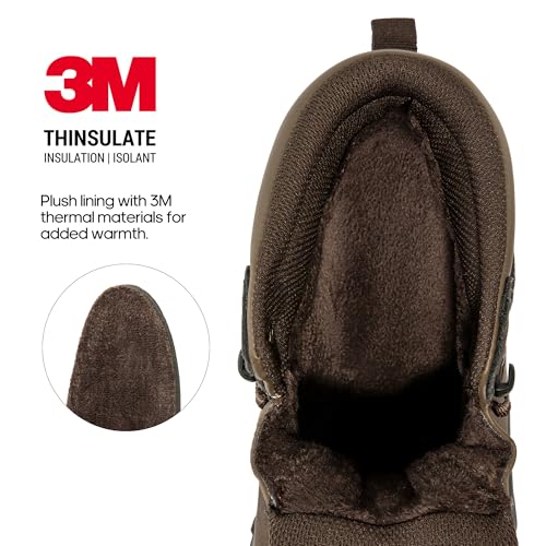 NORTIV 8 Mens Hiking Winter Snow Insulated Waterproof Outdoor Boots2