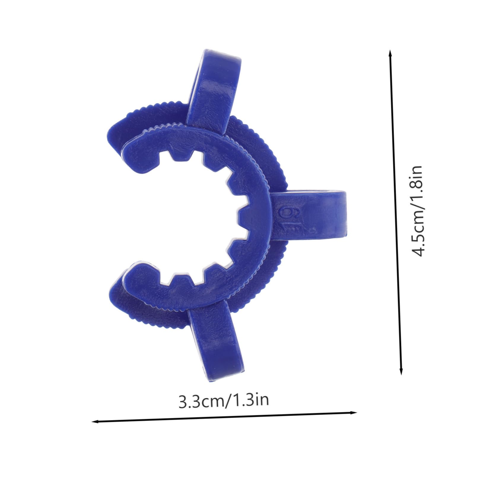 FUNOMOCYA 12pcs Laboratory Keck Clamp for Laboratory Glass Taper Joints Clamps Plastic Clamp Mounting Clips