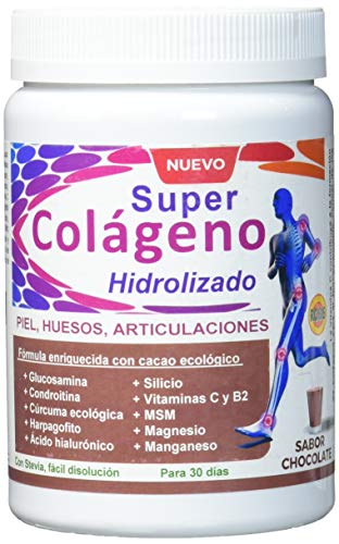 Robis S.l Super Colageno Hidrolizado Chocolate 300Gr, Negro