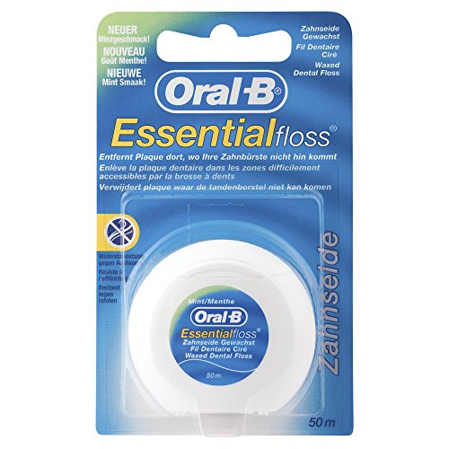 Hilo Dental Oral B Essential Floss Mint sin encerar 50 mtr
