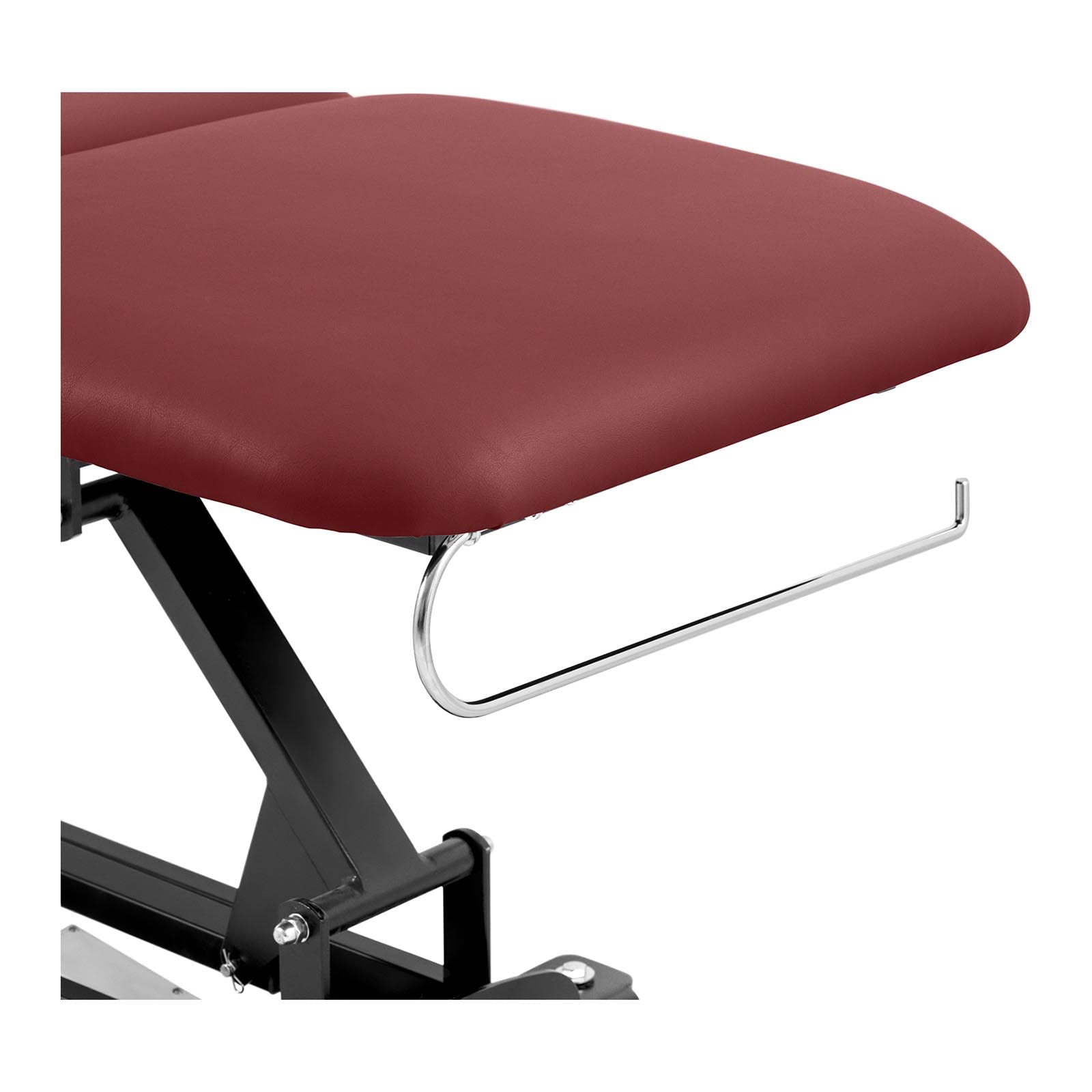 Physa Camilla de Masaje Cama Physa Nantes Burgundy_PH (Estructura: Acero con Recubrimiento en Polvo, Tapicería: Piel sintética (Poliuretano), Altura: 620-840 mm)