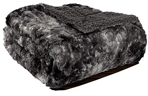 Doublesoft - Oversized Faux Fur Throw Blanket, 60
