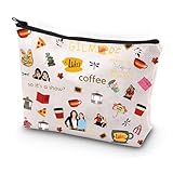 JYTAPP Gilmore TV Show Gift Gilmore Inspired Makeup Bag Lorelai Rory Gilmore Fan Gift Luke's Diner Coffee Inspired Gift