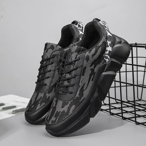 Image of Mens Slip On Walking Shoes Non Slip Running Shoes Lightweight Breathable Tennis Sneakers Fashion Casual Gym Trainers