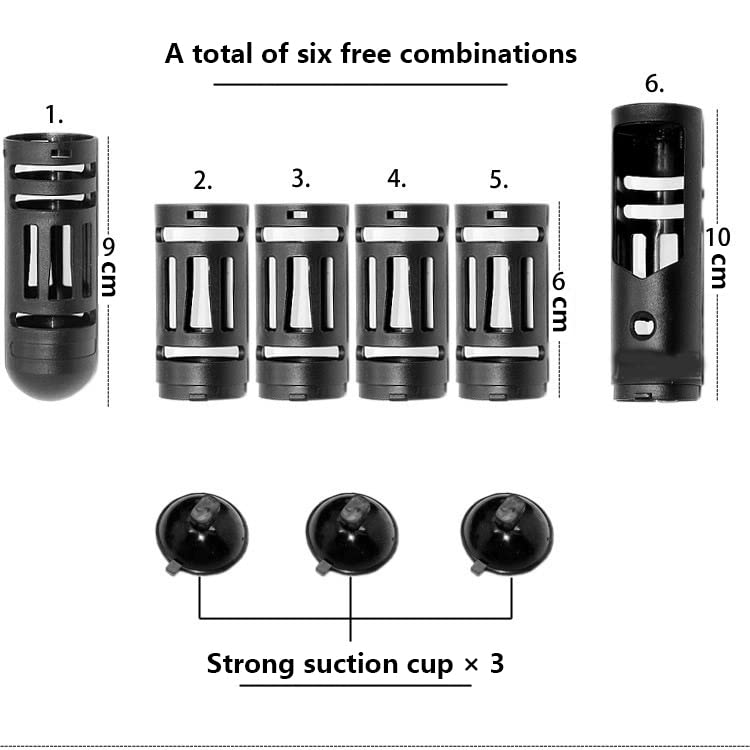 Protezione Riscaldatore Acquario T&F - 18,5 Cm Plastica Con Ventose, Staccabile - Foto 12