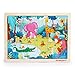 TOP BRIGHT 24 Pieza del Jigsaws Puzzles de Madera, Forest Animals Toddler Puzzle para Niños y Niñas de Edades 3, 4 y 5