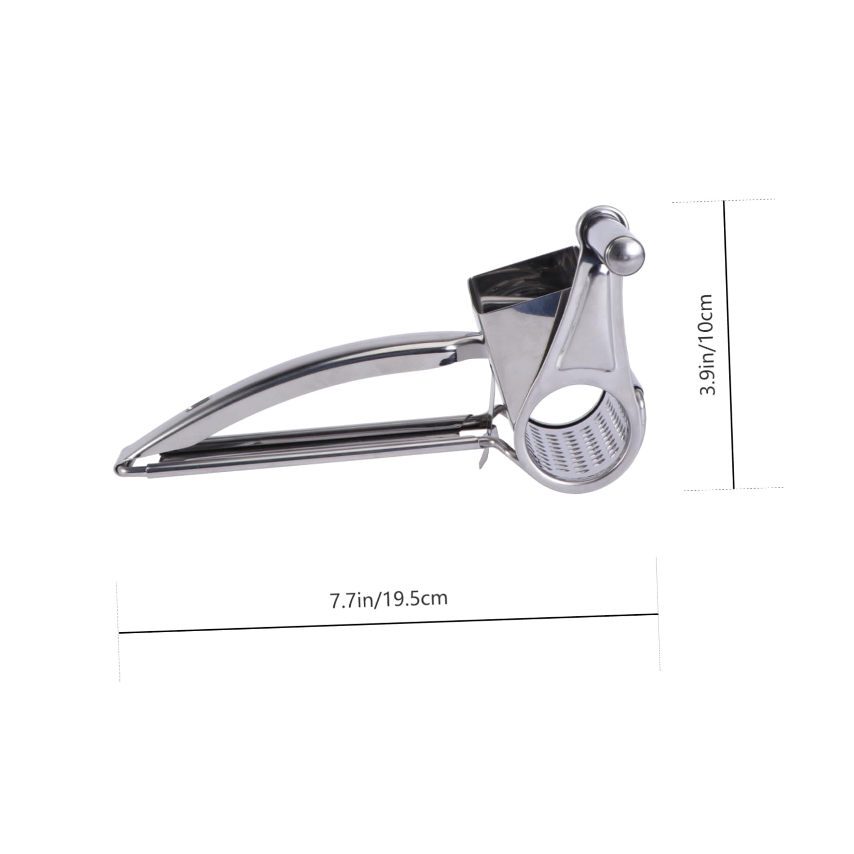 OFFSCH 1 Set Stainless Steel Cheese Planing Set Hand Kitchen Gadgets Rotary Cheese Grater Cutting Cheese Grader Cheese Shredder Grated Cheese Graters Cheese Grinder Rotary Grater