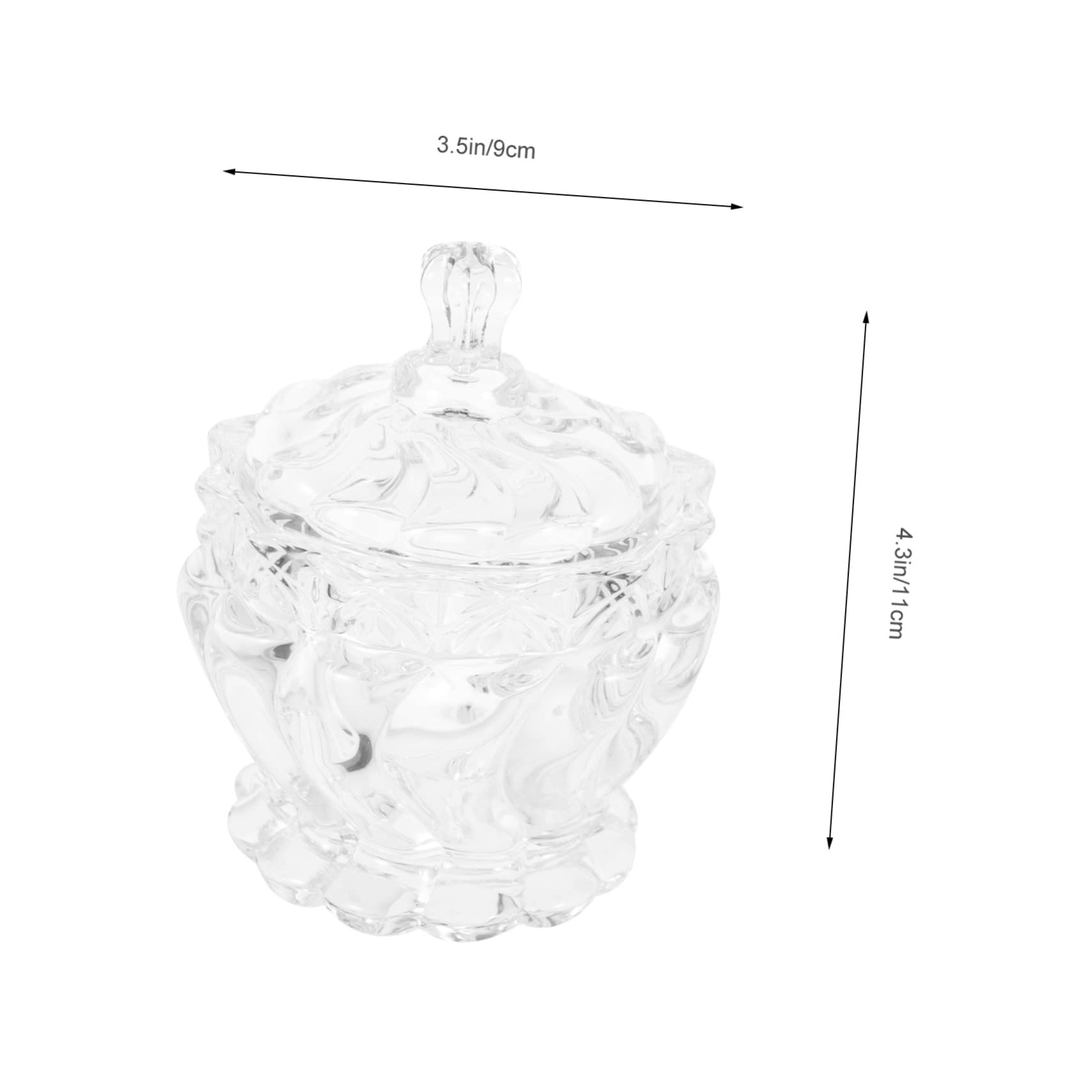 Alipis Bonbongläser 2 Stück-pack aus Glas für Süßigkeiten und Snacks | Zufällige Ausführung, Klare Tischgefäße für Trockenfrüchte, Praktische Vorratsbehälter für Zuhause Zufälliger Stil