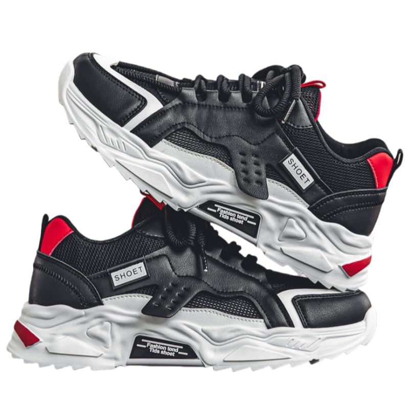 Men's Casual Shoes – Fashionable Breathable Chunky Sneakers, Youth-Oriented Korean-Style Thick-Soled Sports Shoes for Trendy Looks