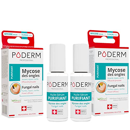 MYCOSE ONGLE TRAITEMENT | 2 PRODUITS | Aux plantes exceptionnelles puissantes antifongiques & réparatrices | Soin professionnel pied/main | Facile & rapide | SWISS MADE Cover