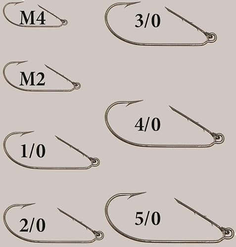 Miniatura 4 de Mister Twister KH5-1/0 Gancho de retención tamaño 1/0, sin hierbas, gusano, bronce, multicolor