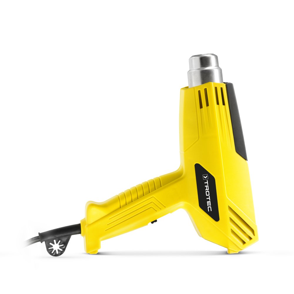 TROTEC Opalarka HyStream 200 Pistolet na gorące powietrze moc 2000 W z zestawem dysz do lutowania, sklejania, deformacji, kurczenia, suszenia