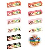 10PCS Social Battery Pins, Badge Indicateur d’Humeur, Icône Batterie Stylisée Arc-en-Ciel,...