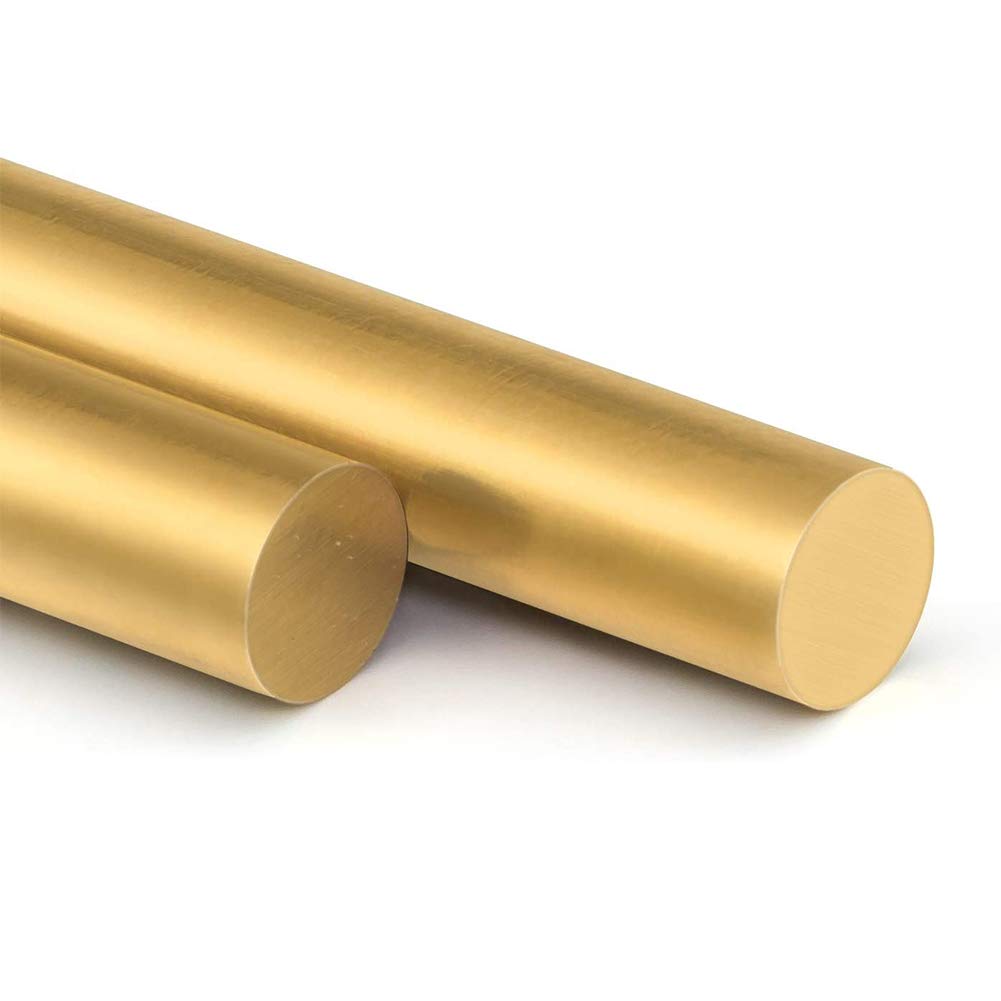 Tondo in acciaio Barra tonda piena in ottone H59 28 mm x 200 mm pezzo unico